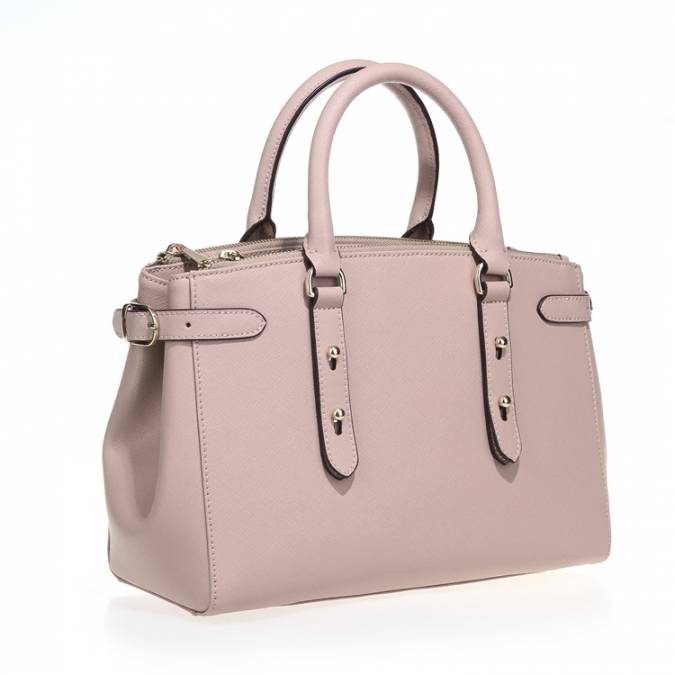 High Quality Fashion Saffiano PU Leather Women totes with divide pocket 