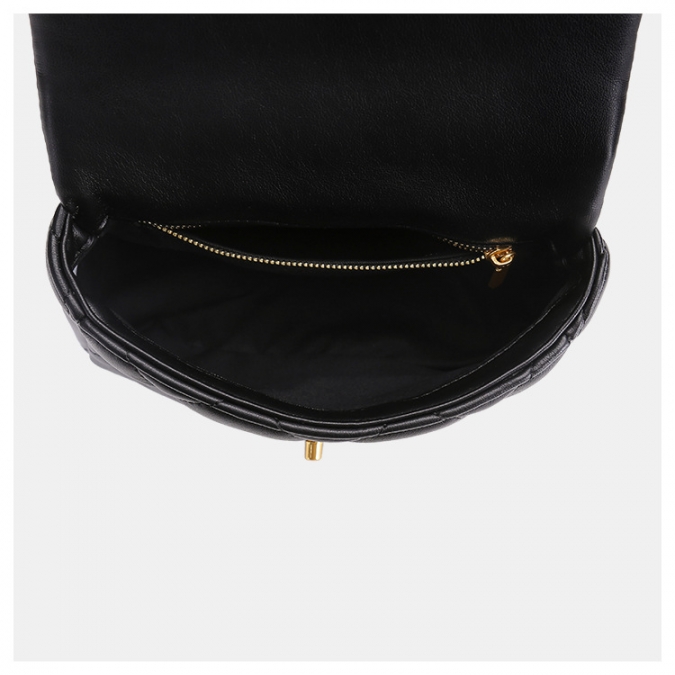 oem fashion популярная черная стеганая сумка через плечо 2020 