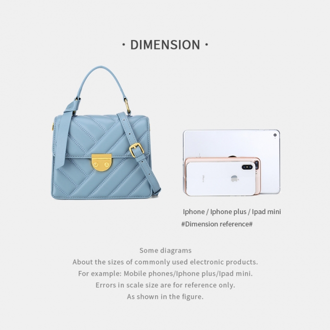 oem синий цвет гладкая кожа стеганая дизайнерская сумка для женщин 