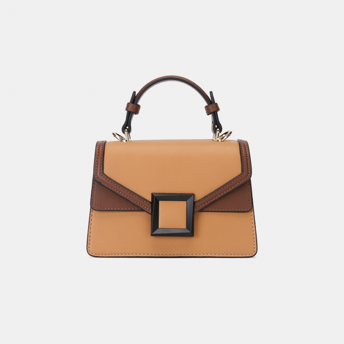 пользовательские сумки высокой моды контрастного цвета веганский кожаная сумка для женщин 